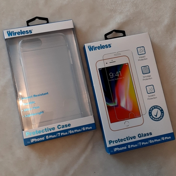 wireless Accessories - IPHONE 8 plus 7p 6splus 6p CASE AND PROTECTION